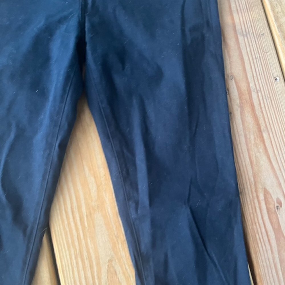 AG Adriano Goldschmied the prima mid rise cigarette blue suede pants size 27R - Picture 4 of 11